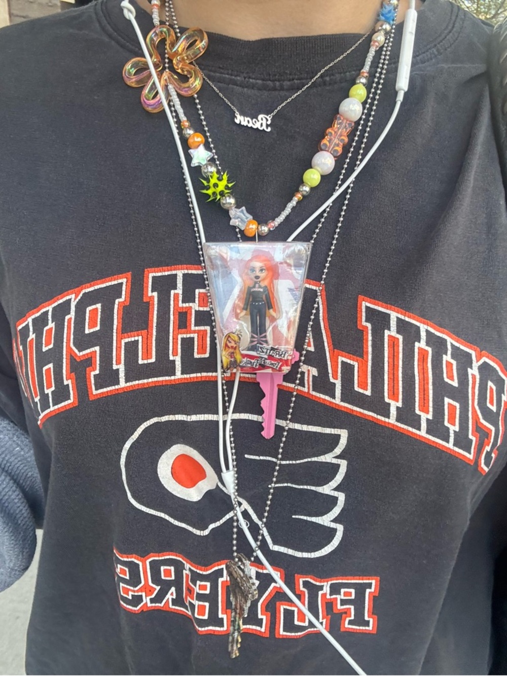 Bad Luck Bean Bratz Charm Necklace - Picture 4 of 4